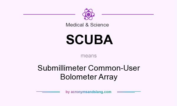 What does SCUBA mean? It stands for Submillimeter Common-User Bolometer Array