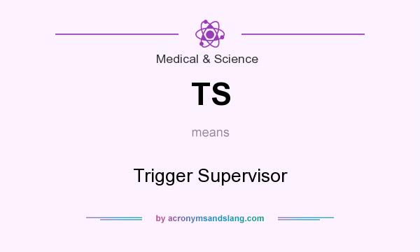 What does TS mean? It stands for Trigger Supervisor