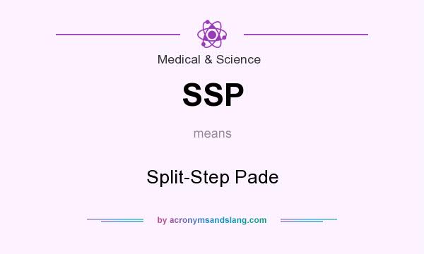 What does SSP mean? It stands for Split-Step Pade
