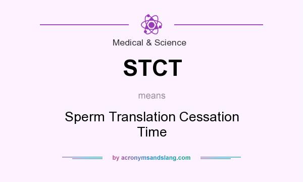 What does STCT mean? It stands for Sperm Translation Cessation Time