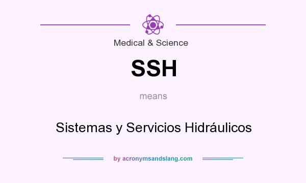 What does SSH mean? It stands for Sistemas y Servicios Hidráulicos