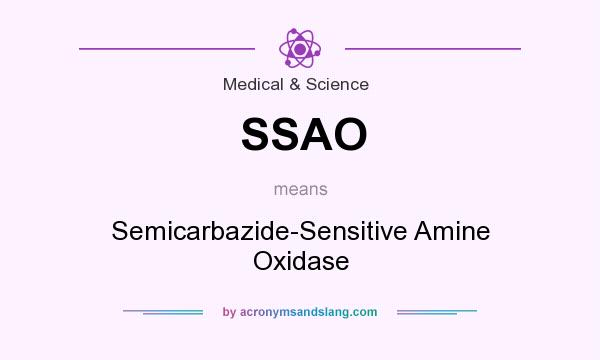 What does SSAO mean? It stands for Semicarbazide-Sensitive Amine Oxidase