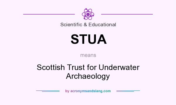 What does STUA mean? It stands for Scottish Trust for Underwater Archaeology