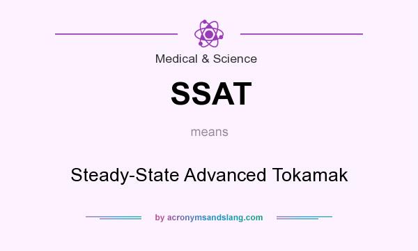 What does SSAT mean? It stands for Steady-State Advanced Tokamak