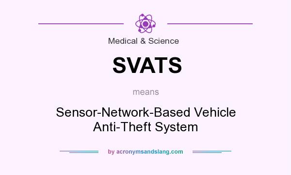 What does SVATS mean? It stands for Sensor-Network-Based Vehicle Anti-Theft System