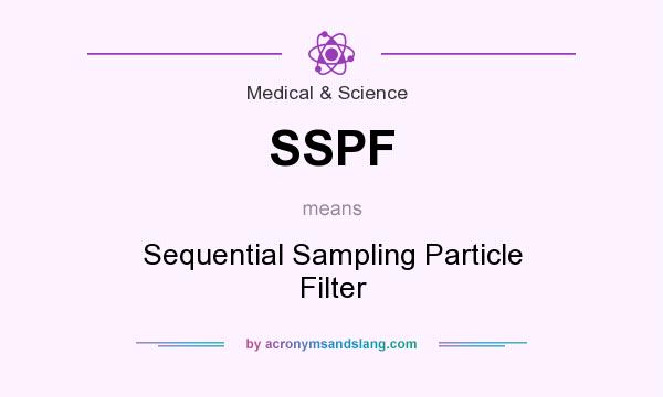 What does SSPF mean? It stands for Sequential Sampling Particle Filter