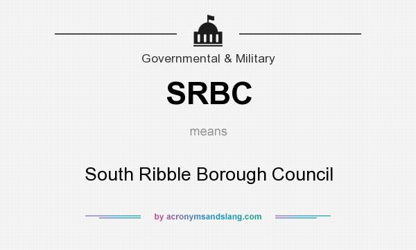 What does SRBC mean? It stands for South Ribble Borough Council