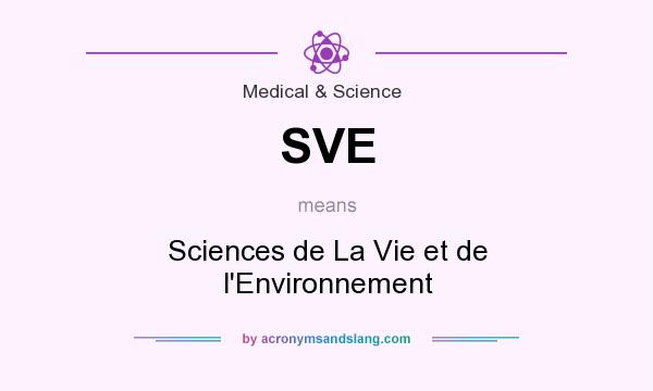 What does SVE mean? It stands for Sciences de La Vie et de l`Environnement