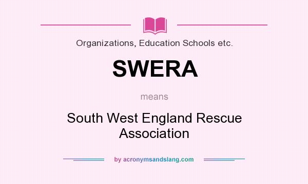 What does SWERA mean? It stands for South West England Rescue Association