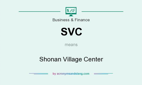 What does SVC mean? It stands for Shonan Village Center