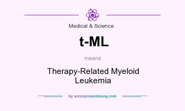What does t-ML mean? It stands for Therapy-Related Myeloid Leukemia
