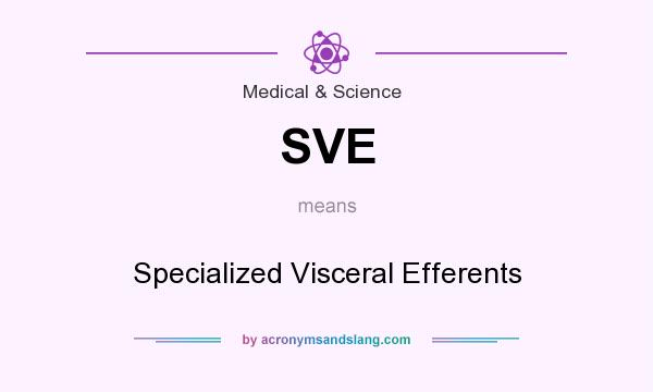What does SVE mean? It stands for Specialized Visceral Efferents