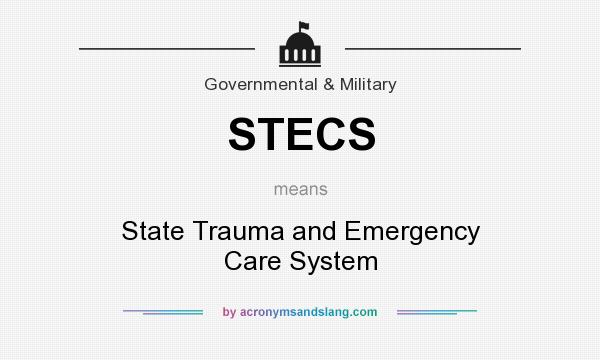 What does STECS mean? It stands for State Trauma and Emergency Care System