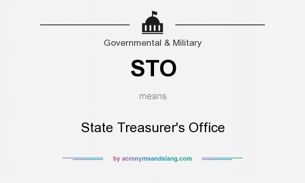 What does STO mean? It stands for State Treasurer`s Office