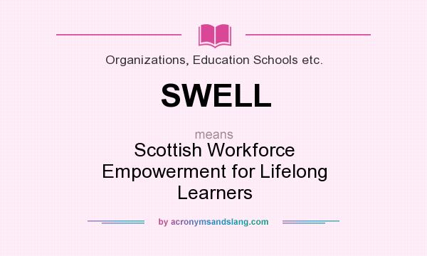 What does SWELL mean? It stands for Scottish Workforce Empowerment for Lifelong Learners
