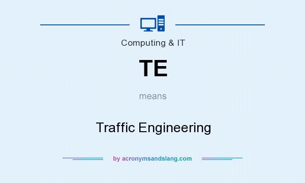 What does TE mean? It stands for Traffic Engineering
