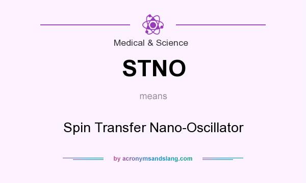 What does STNO mean? It stands for Spin Transfer Nano-Oscillator