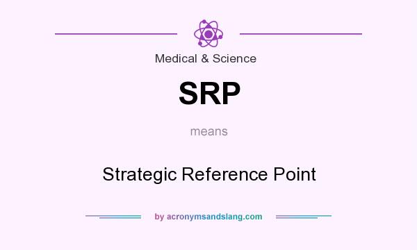 What does SRP mean? It stands for Strategic Reference Point