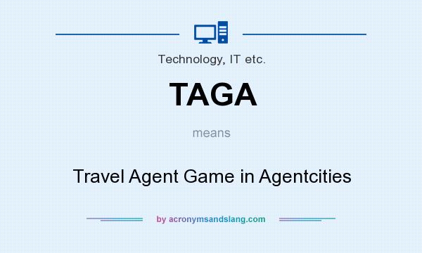 What does TAGA mean? It stands for Travel Agent Game in Agentcities
