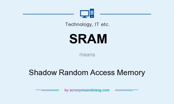 What does SRAM mean? It stands for Shadow Random Access Memory