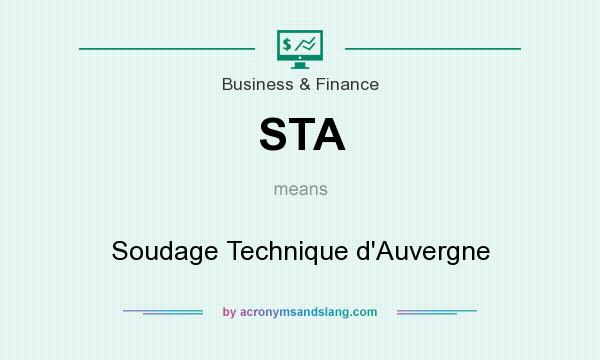 What does STA mean? It stands for Soudage Technique d`Auvergne