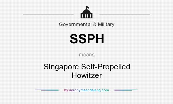 What does SSPH mean? It stands for Singapore Self-Propelled Howitzer