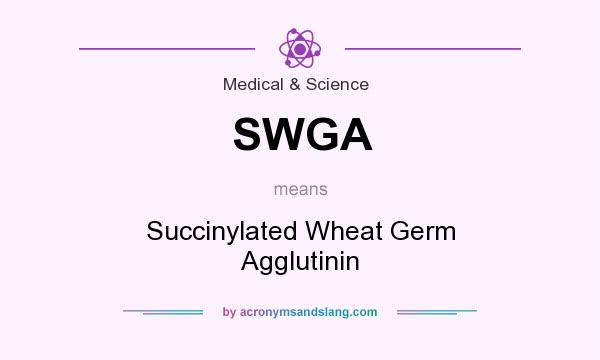 What does SWGA mean? It stands for Succinylated Wheat Germ Agglutinin