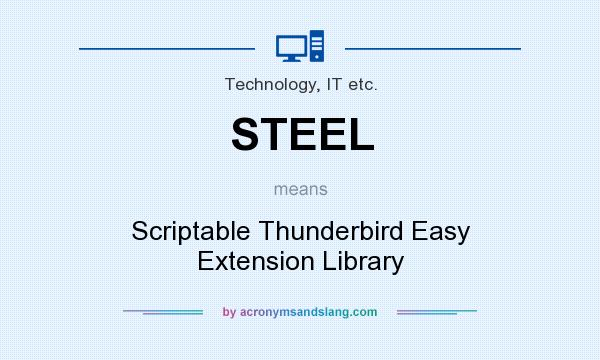 What does STEEL mean? It stands for Scriptable Thunderbird Easy Extension Library