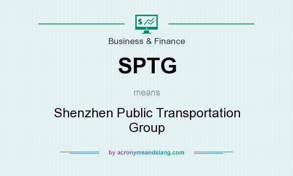 What does SPTG mean? It stands for Shenzhen Public Transportation Group