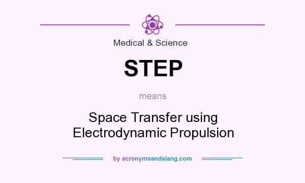 What does STEP mean? It stands for Space Transfer using Electrodynamic Propulsion