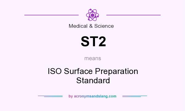 What does ST2 mean? It stands for ISO Surface Preparation Standard