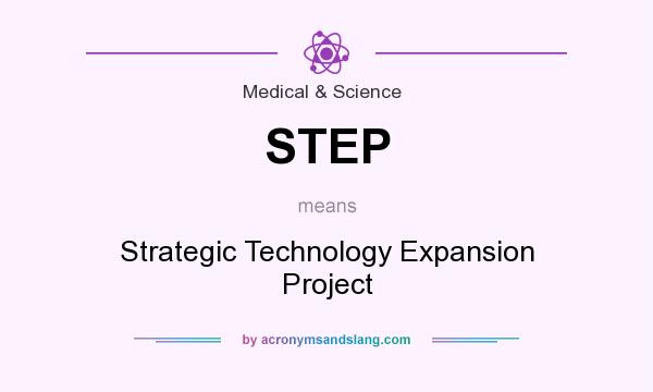 What does STEP mean? It stands for Strategic Technology Expansion Project