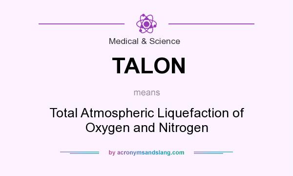 What does TALON mean? It stands for Total Atmospheric Liquefaction of Oxygen and Nitrogen