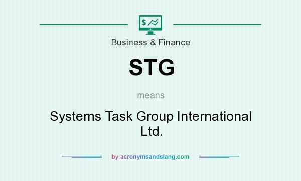 What does STG mean? It stands for Systems Task Group International Ltd.