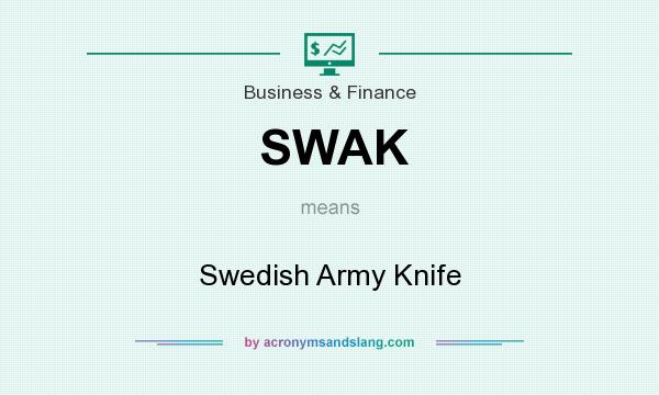 What does SWAK mean? It stands for Swedish Army Knife