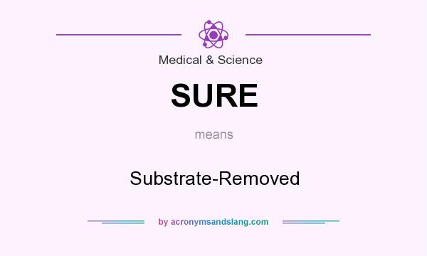 What does SURE mean? It stands for Substrate-Removed