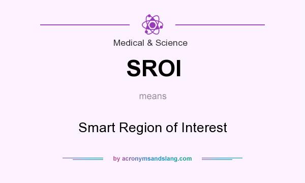 What does SROI mean? It stands for Smart Region of Interest