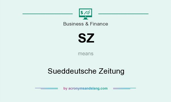 What does SZ mean? It stands for Sueddeutsche Zeitung