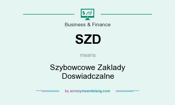 What does SZD mean? It stands for Szybowcowe Zaklady Doswiadczalne