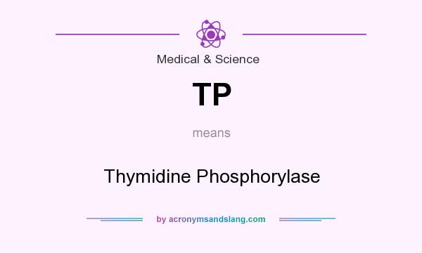 What does TP mean? It stands for Thymidine Phosphorylase