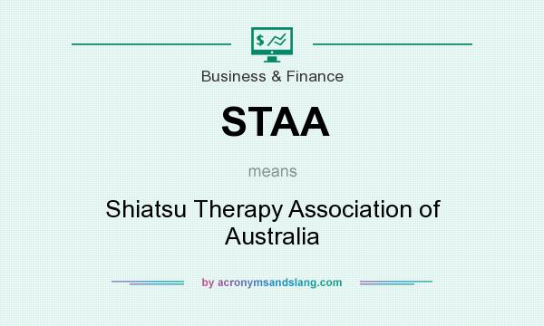 What does STAA mean? It stands for Shiatsu Therapy Association of Australia