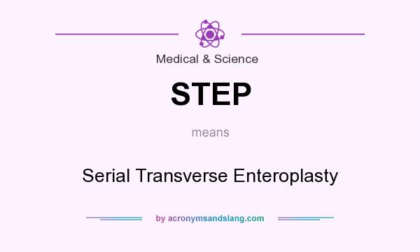 What does STEP mean? It stands for Serial Transverse Enteroplasty