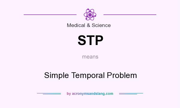 What does STP mean? It stands for Simple Temporal Problem