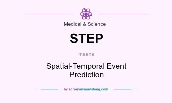 What does STEP mean? It stands for Spatial-Temporal Event Prediction