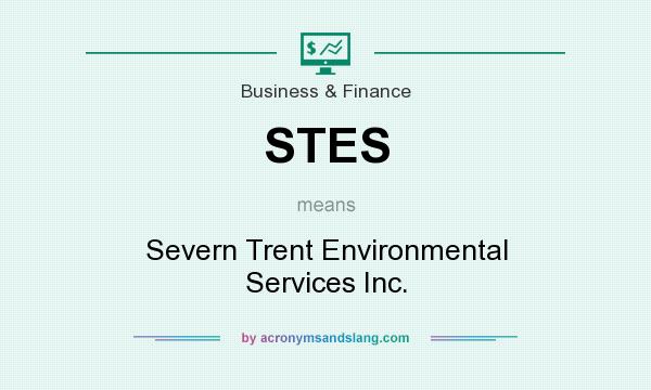 What does STES mean? It stands for Severn Trent Environmental Services Inc.