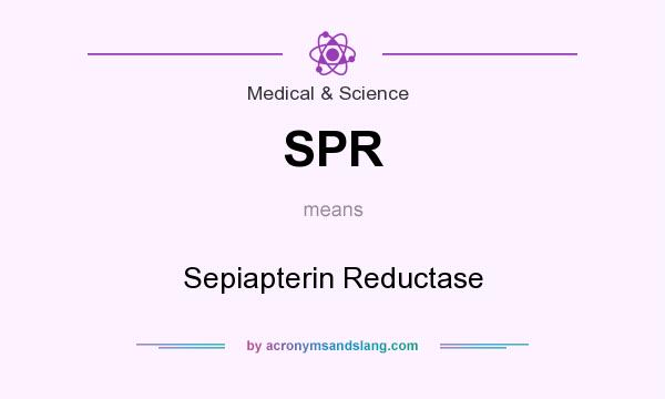 What does SPR mean? It stands for Sepiapterin Reductase