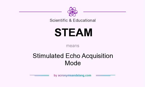 What does STEAM mean? It stands for Stimulated Echo Acquisition Mode