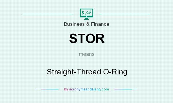 What does STOR mean? It stands for Straight-Thread O-Ring