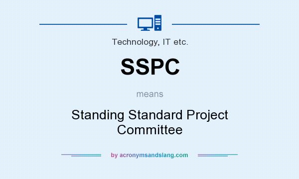 What does SSPC mean? It stands for Standing Standard Project Committee