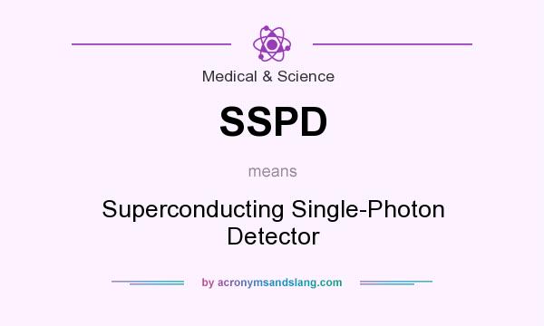 What does SSPD mean? It stands for Superconducting Single-Photon Detector
